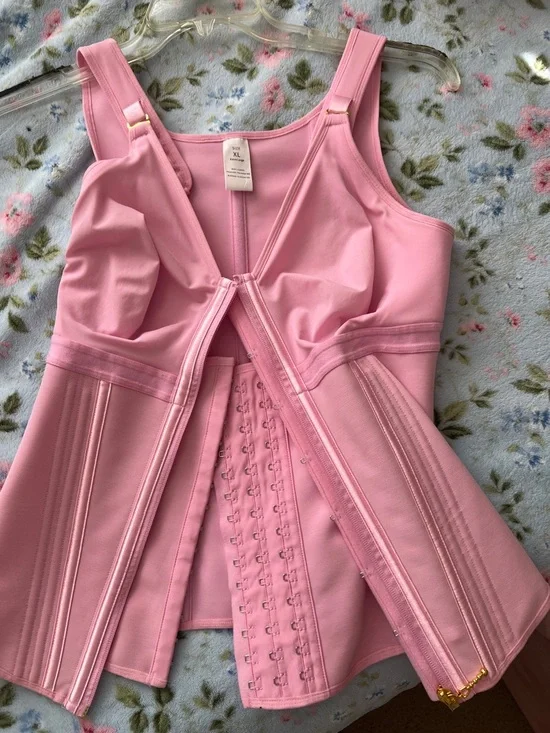 Pink Shapewear Bodysuit with Hook Closure - Unbranded - Picture 1 of 3